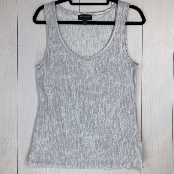 Banana Republic Luxe Touch Dressy Tank LARGE - Picture 1 of 10